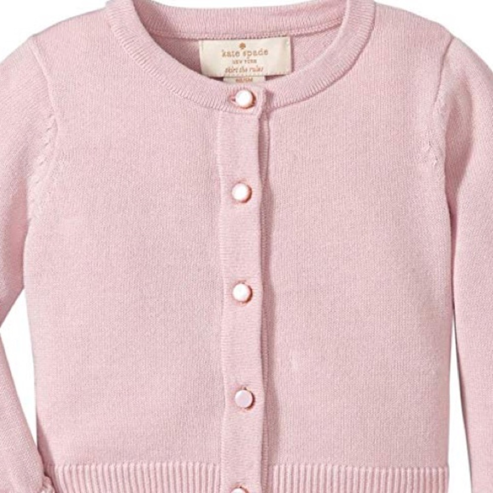 Kate Spade girls pink cardigan sz 14